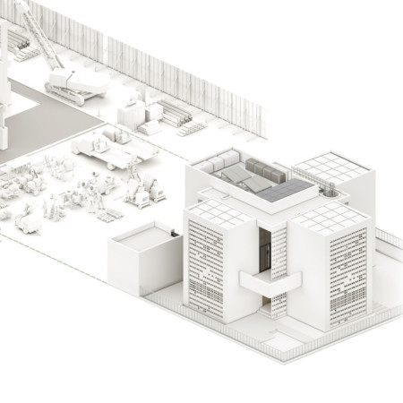 Charred Wooden Shingles and Biophilic Design in Community-Centric Spaces  