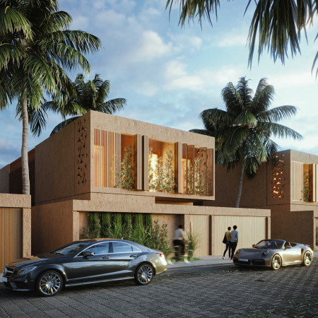 Natural Cooling Through Rammed Earth and Timber Shutters in Sustainable Residential Design