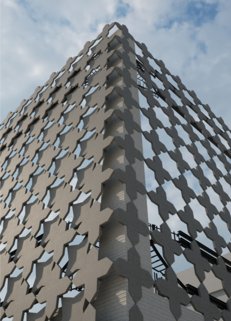 Charred Wooden Shingles and Cross-Laminated Timber Panels Enhance Sustainable Community Spaces  