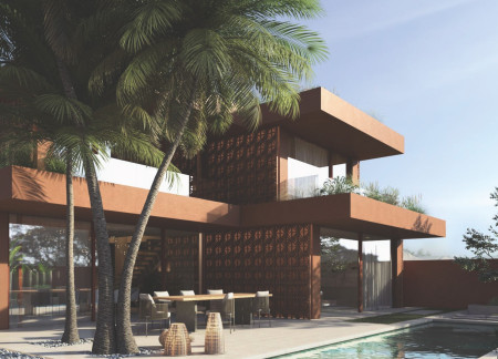 Charred Wooden Shingles and Green Roofs Crafting a Community Space in a Sustainable Urban Context
