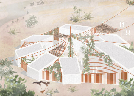 Charred Wooden Shingles and Cross-Laminated Timber Create a Multifunctional Community Hub