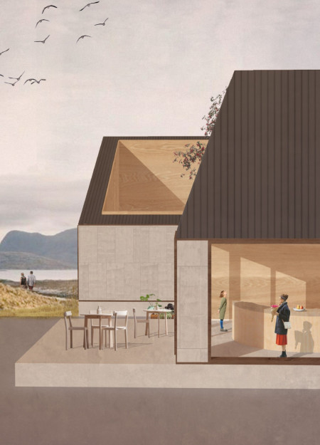 Charred Wooden Shingles and Cross-Laminated Timber Craft a Community Hub in Sustainable Design