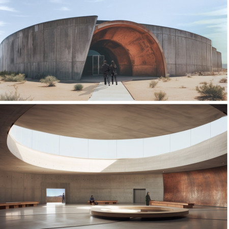 Charred Wooden Shingles and Cross-Laminated Timber Form a Sustainable Community Space