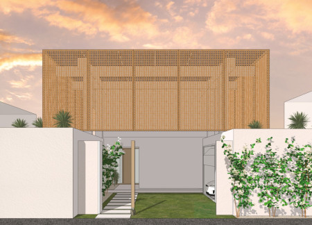 Charred Wood Shingles and Expansive Natural Light in a Flexible Community Space  