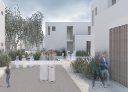 Charred Wooden Shingles and Cross-Laminated Timber Form Community Multipurpose Space