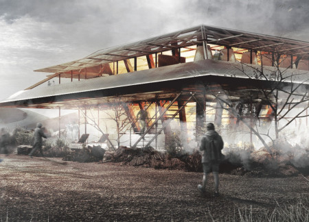Dual-Layer Turf Structure Utilizing Geothermal Energy for Community Wellness