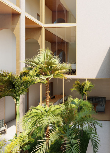 Charred Wooden Shingles and Cross-Laminated Timber Envelop a Flexible Community Hub