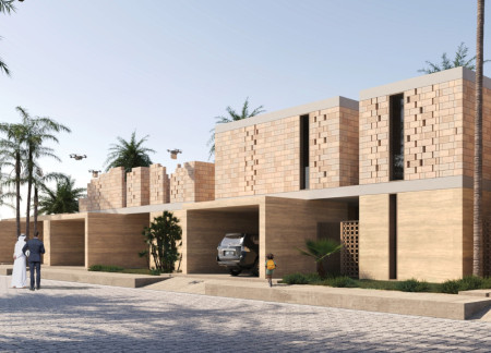 Compressed Earth and Rammed Earth Structure Embracing Natural Climate Adaptation