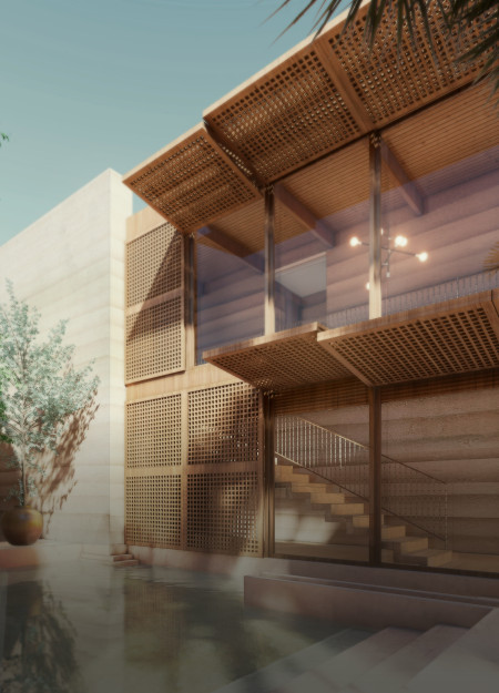 Charred Wooden Shingles and Cross-Laminated Timber Panels Shape A Community-Focused Space