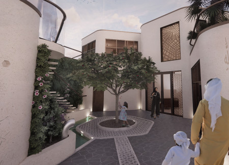 Hexagonal Living Spaces With Photovoltaic Facades and Integrated Hydroponics Systems