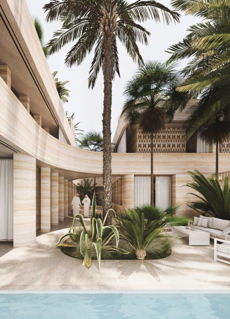 Charred Wooden Shingles and Cross-Laminated Timber Create a Sustainable Urban Oasis  