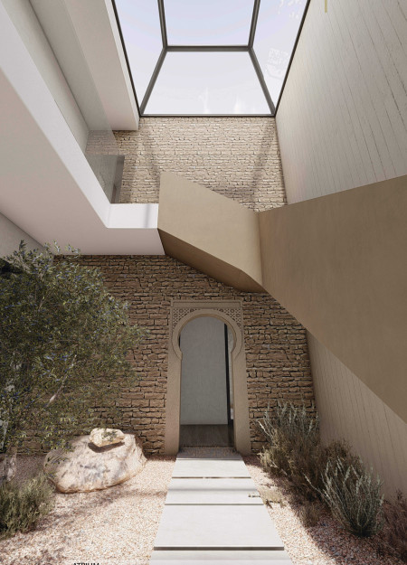 Charred Wooden Shingles and Cross-Laminated Timber Structure Enhancing Urban Living