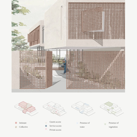 Charred Wooden Shingles and Cross-Laminated Timber Panels Shape a Sustainable Community Space  