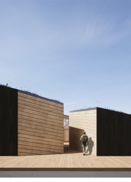 Turf Roof and Geothermal Heating Define a Wellness Spa in Iceland Using Natural Materials