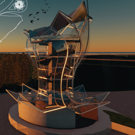 Elevated Perspectives With Aluminum Frames and Alpolic Cladding Overlooking Natural Surroundings
