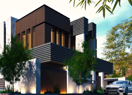CNC-Cut Screens and Galvanized Steel Create an Inviting Emirati Home with Sustainable Design Features