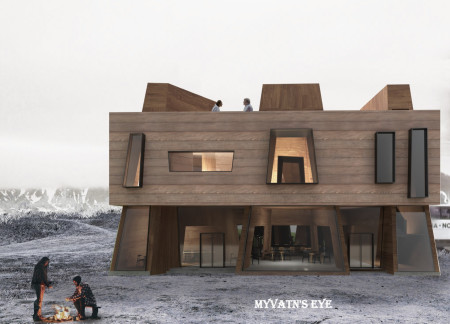 Charred Wooden Shingles And Cross-Laminated Timber Panels Define A Sustainable Community Space