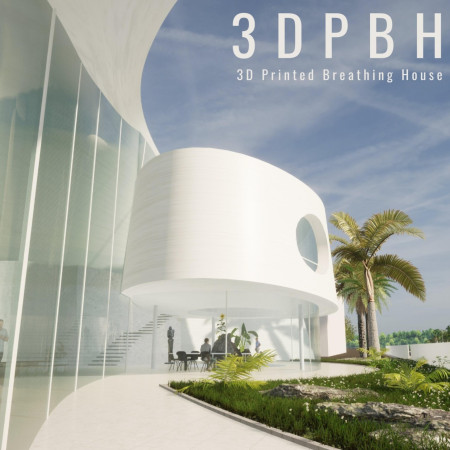 3D Printed Concrete Structure Embracing Natural Ventilation in Arid Environments  
