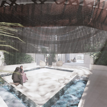 Cross-Laminated Timber Panels and Charred Shingles Enhance a Community Workspace Design  