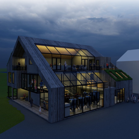 Cedar Cladding and Green Roof Integration in a Coastal Sanctuary  