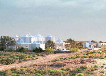 Charred Wooden Shingles And Low-Carbon Concrete Define A Sustainable Community Hub  