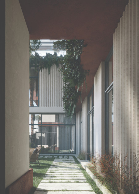 Charred Wooden Shingles and Cross-Laminated Timber Create a Flexible Community Hub  