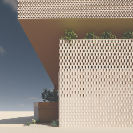 Charred Wooden Shingles and Cross-Laminated Timber Panels Shape a Sustainable Community Space