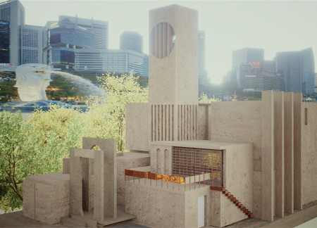 Charred Wooden Shingles and Cross-Laminated Timber Create Sustainable Community Space