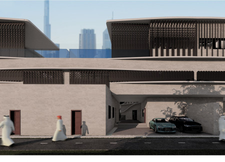Charred Wooden Shingles and Laminated Timber Create a Community-Centric Space  