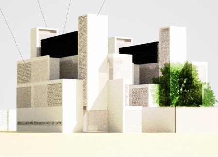 Adaptive Mashrabiyas and Natural Ventilation in a Modular Home Built with Insulated Clay Blocks  