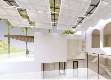 Charred Wooden Shingles and Cross-Laminated Timber Crafting A Community-Focused Urban Oasis