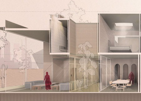 Perforated Concrete Panels and 3D-Printed Elements in Sustainable Family Living