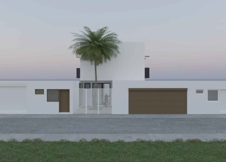 3D Printed Concrete Structure Utilizing Modular Design With Integrated Solar Solutions