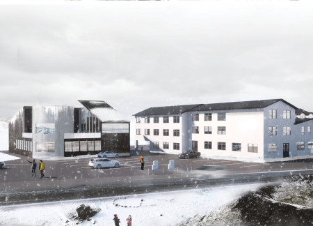 Charred Wooden Shingles and Cross-Laminated Timber Panels Create Sustainable Connectivity in Community Spaces