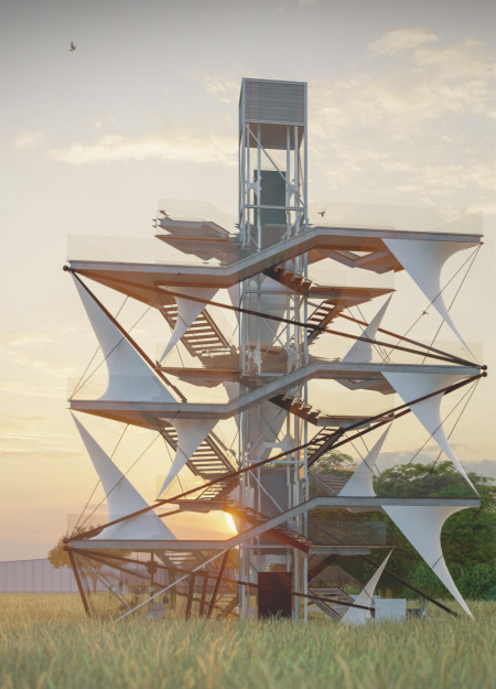 Charred Wooden Shingles and Reclaimed Materials Shape a Community-Focused Space