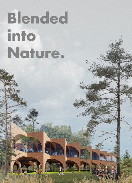 Charred Wood Shingles and Passive Design Create a Sustainable Community Hub  
