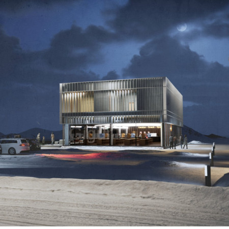 Charred Wooden Shingles and Cross-Laminated Timber Panels Define Multifunctional Community Space