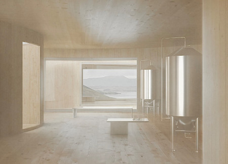 Charred Wooden Shingles and Cross-Laminated Timber Panels Enhance Sustainable Living Space  