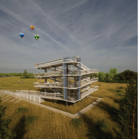 Charred Wooden Shingles and Cross-Laminated Timber Panels Create A Harmonious Community Hub 