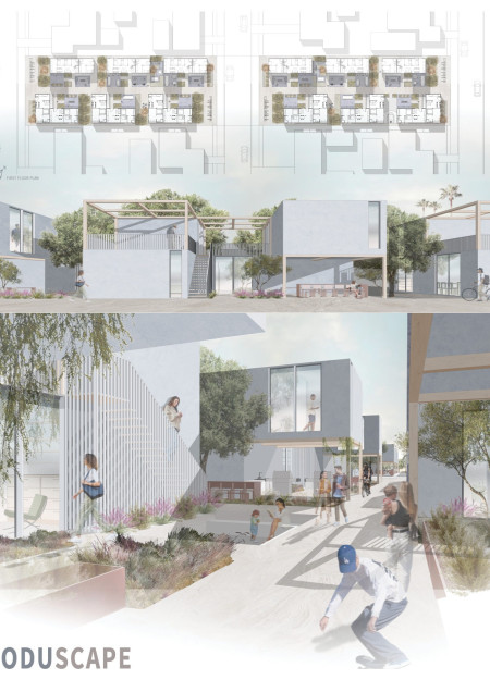 Charred Wooden Shingles and Cross-Laminated Timber Panels Define a Multifunctional Urban Hub  