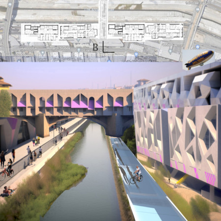 Modular Homes With Recycled Steel and Native Plant Landscaping Along Urban Riverfront