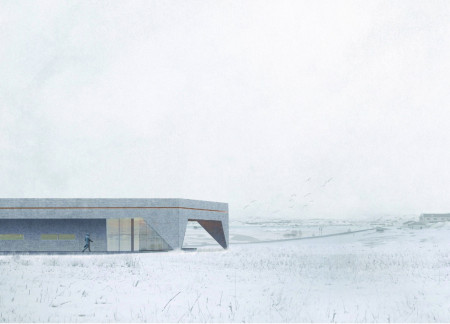 Thermal Retreat Featuring Brutalist Concrete and Water-Centric Design Elements