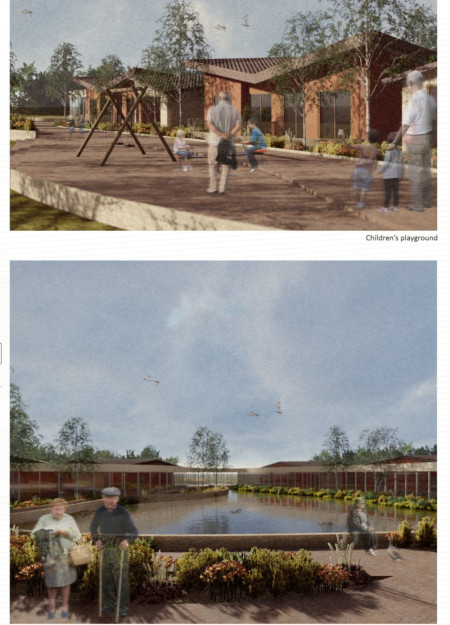 Charred Wooden Shingles and Cross-Laminated Timber Harmonize in a Sustainable Community Hub  