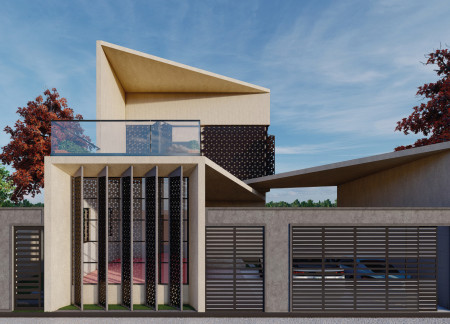 Charred Wooden Shingles and Cross-Laminated Timber Panels Define a Contemporary Community Hub