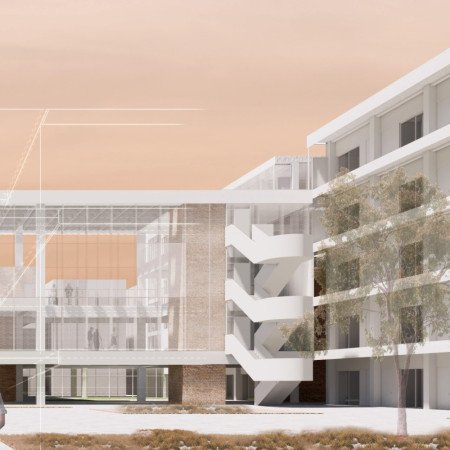 Charred Wooden Shingles and Cross-Laminated Timber Panels Shape a Sustainable Community Space  