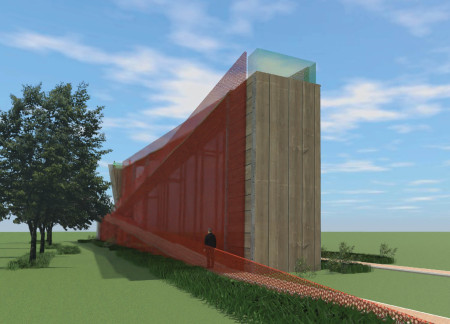 Charred Wooden Shingles and Cross-Laminated Timber Panels Shape Sustainable Community Spaces  