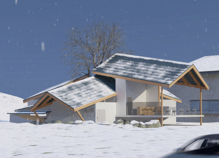 Charred Wooden Shingles and Cross-Laminated Timber Create a Sustainable Community Hub  