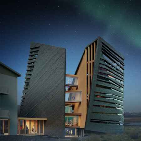 Reclaimed Wood and Green Roof Integrate with Sustainable Community Learning Hub