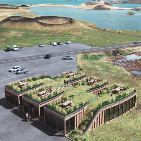 Charred Wooden Shingles and Cross-Laminated Timber Define a Sustainable Community Hub
