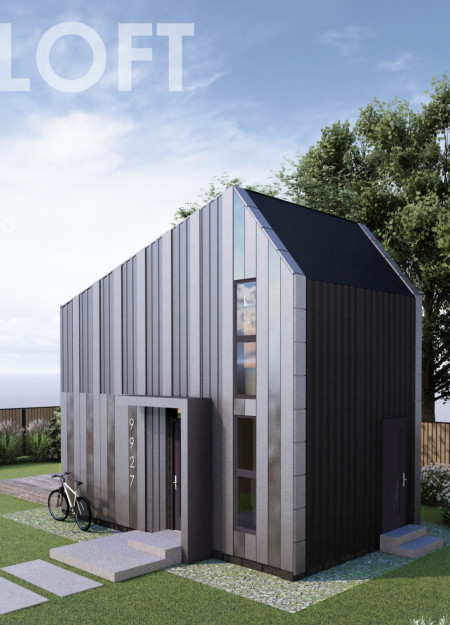 Charred Wooden Shingles and Cross-Laminated Timber Panels in a Community-Focused Space